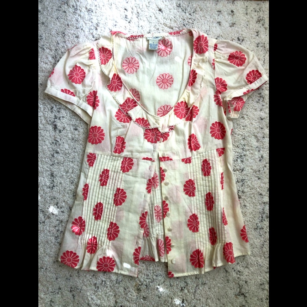 Anthropologie top size 0